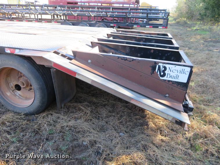 image for item BU9987 2005 Neville Built drop deck equipment trailer