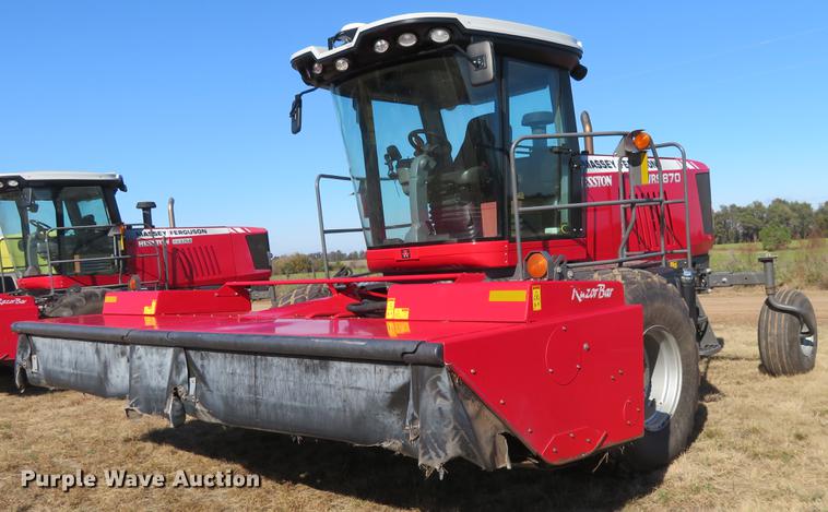 image for item BU9993 2015 Massey-Ferguson WR9870 windrower