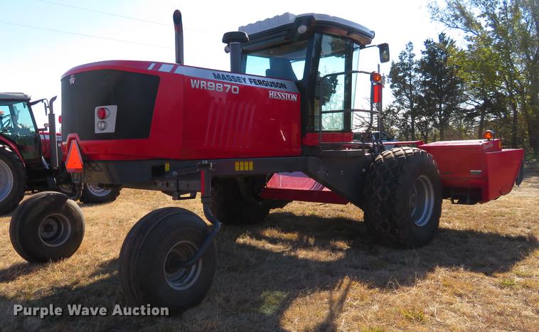 image for item BU9993 2015 Massey-Ferguson WR9870 windrower