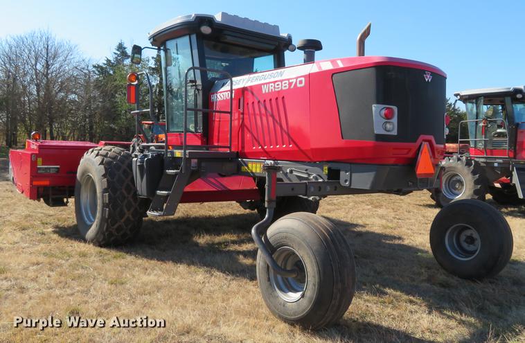 image for item BU9993 2015 Massey-Ferguson WR9870 windrower