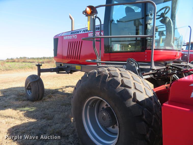 image for item BU9993 2015 Massey-Ferguson WR9870 windrower
