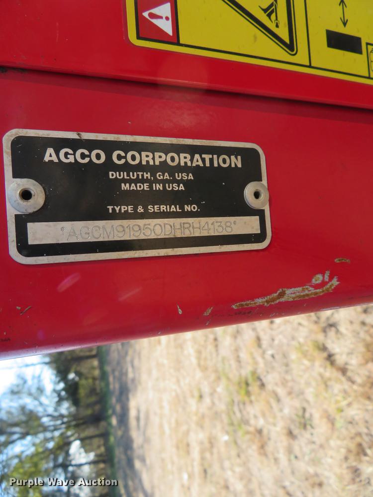 image for item BU9994 2013 Massey-Ferguson WR9760 windrower