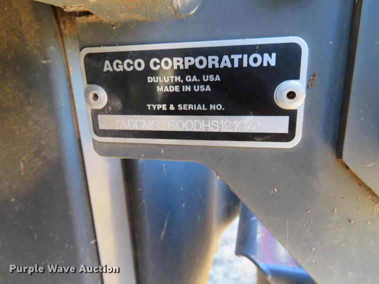 image for item BU9994 2013 Massey-Ferguson WR9760 windrower