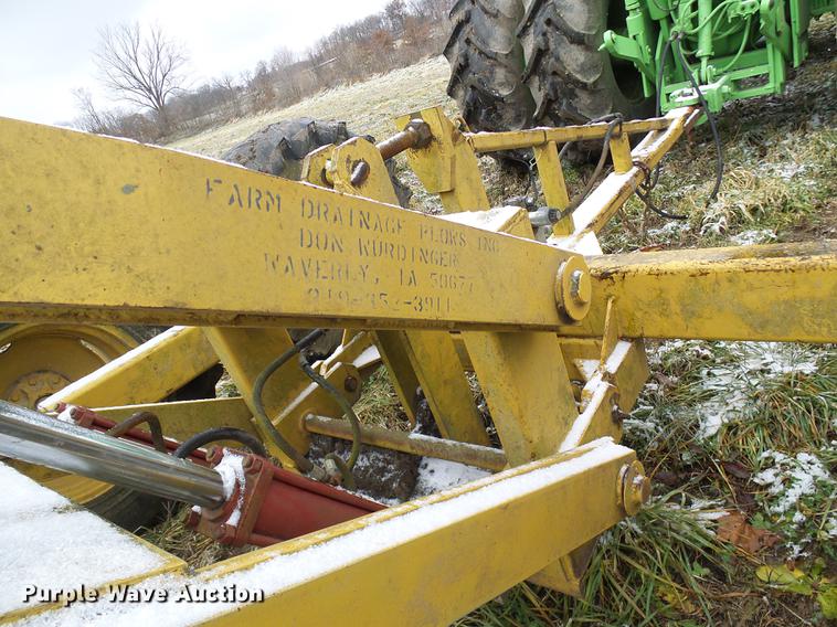image for item DB2100 Farm Drainage Plow Inc. 55 tile plow