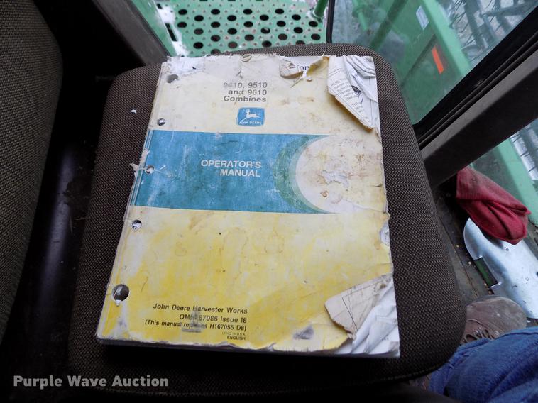 image for item DB9015 1999 John Deere 9610 Maximizer combine
