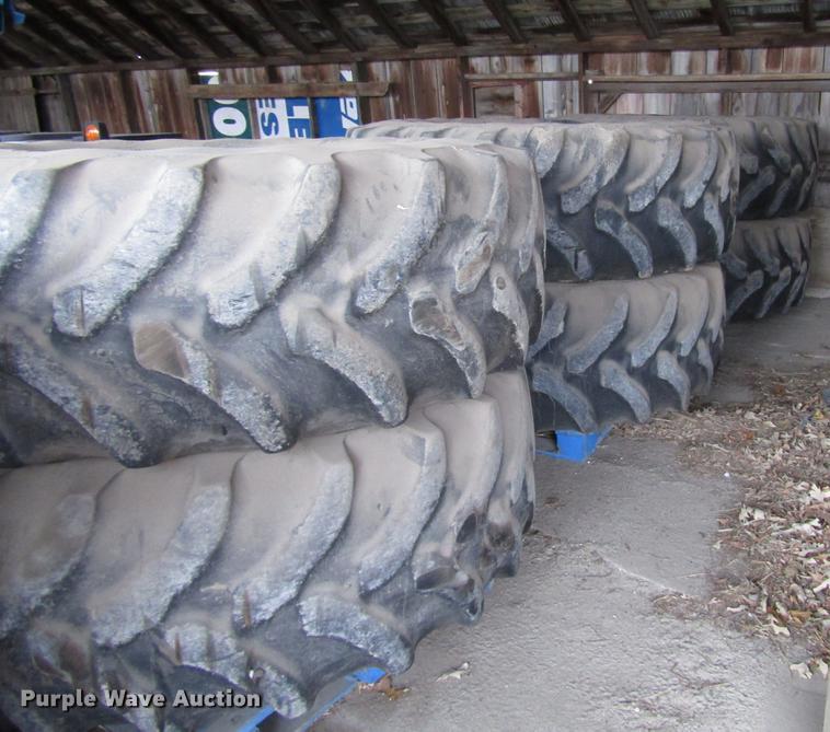 image for item DD3867 (8) Firestone Radial All Traction DT 620/70R42 tires