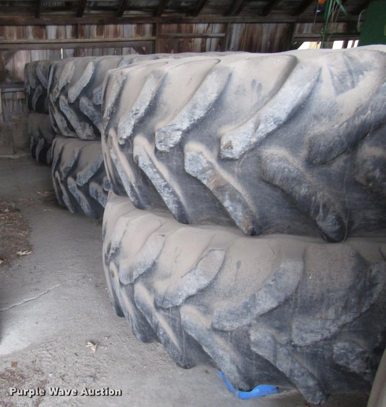 image for item DD3867 (8) Firestone Radial All Traction DT 620/70R42 tires