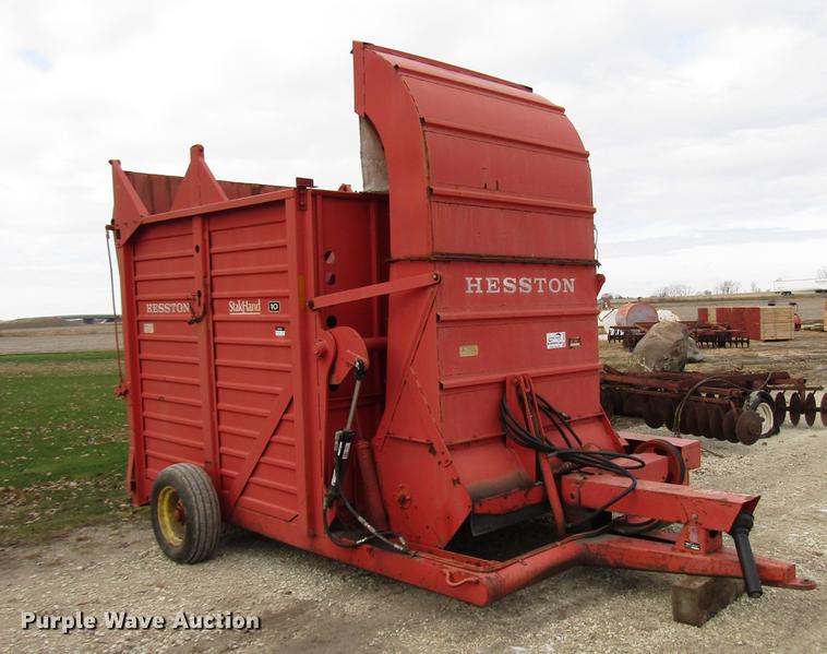 image for item DD3871 Hesston Stackhand 10 bale stacker