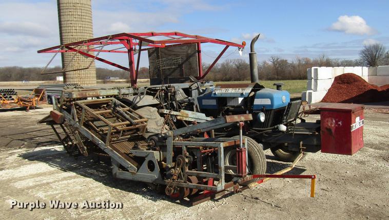 image for item DD3875 Ford 3930 tractor with Texas sod harvester