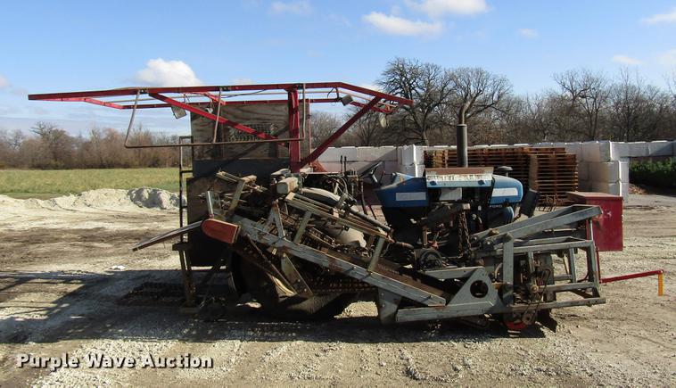 image for item DD3875 Ford 3930 tractor with Texas sod harvester