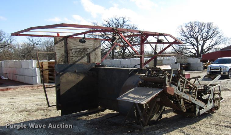 image for item DD3875 Ford 3930 tractor with Texas sod harvester