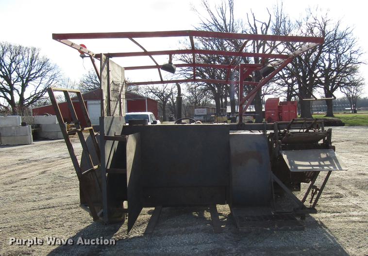 image for item DD3875 Ford 3930 tractor with Texas sod harvester