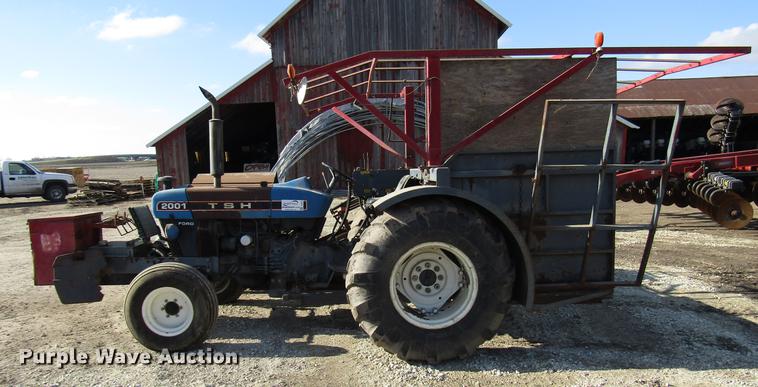 image for item DD3875 Ford 3930 tractor with Texas sod harvester