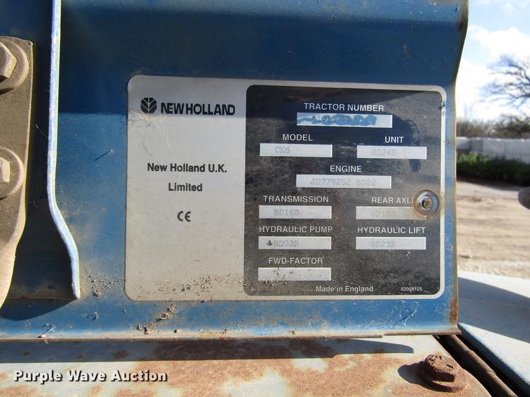 image for item DD3875 Ford 3930 tractor with Texas sod harvester