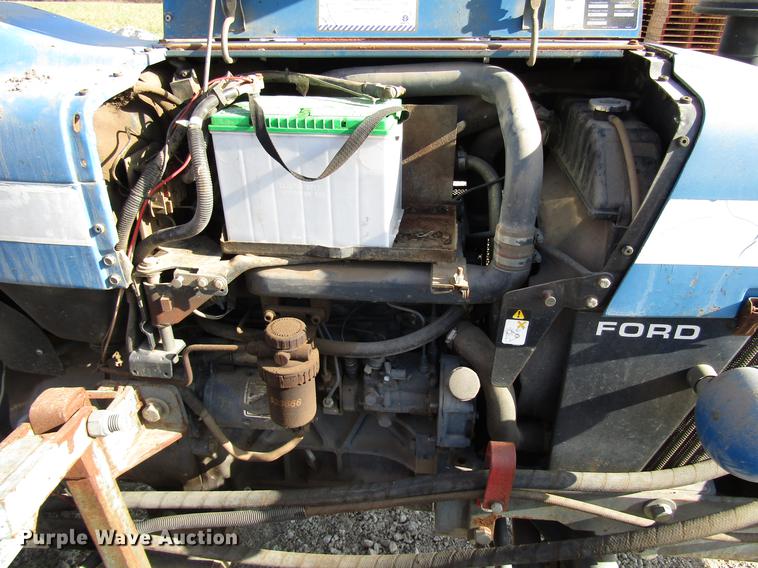 image for item DD3875 Ford 3930 tractor with Texas sod harvester