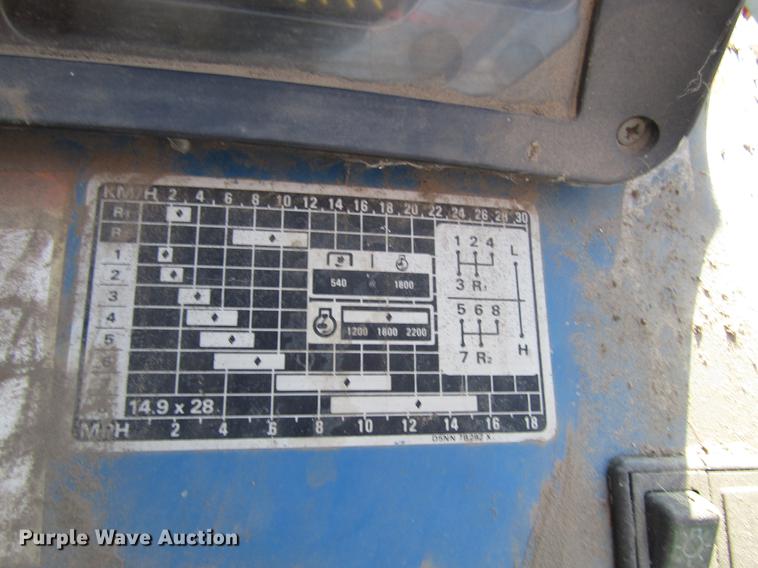 image for item DD3875 Ford 3930 tractor with Texas sod harvester