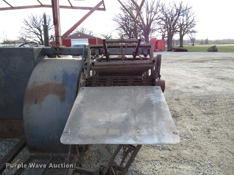 image for item DD3875 Ford 3930 tractor with Texas sod harvester