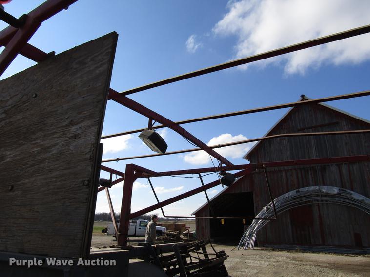 image for item DD3875 Ford 3930 tractor with Texas sod harvester