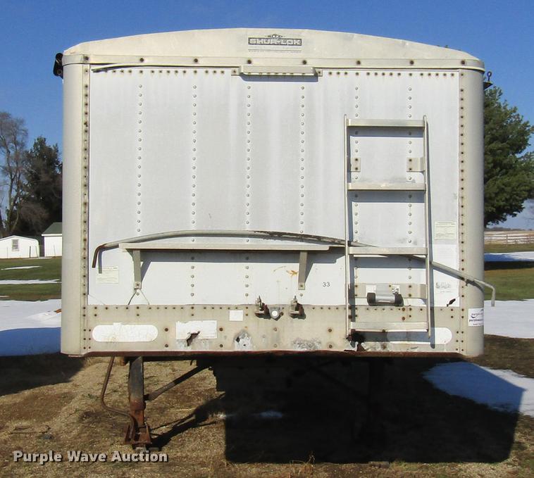 image for item DE5953 1991 Wilson double hopper bottom grain trailer