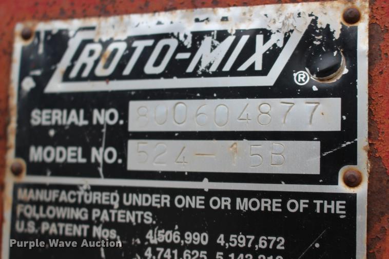 image for item DE6834 RotoMix 524-15B Forage Express feed mixer