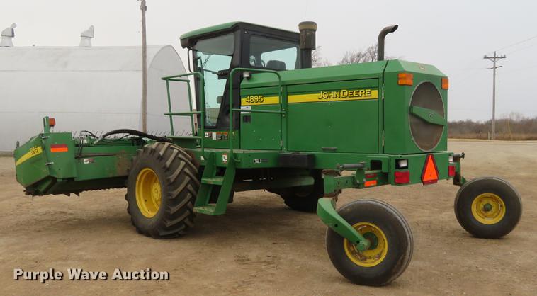image for item DE8778 2006 John Deere 4895 windrower