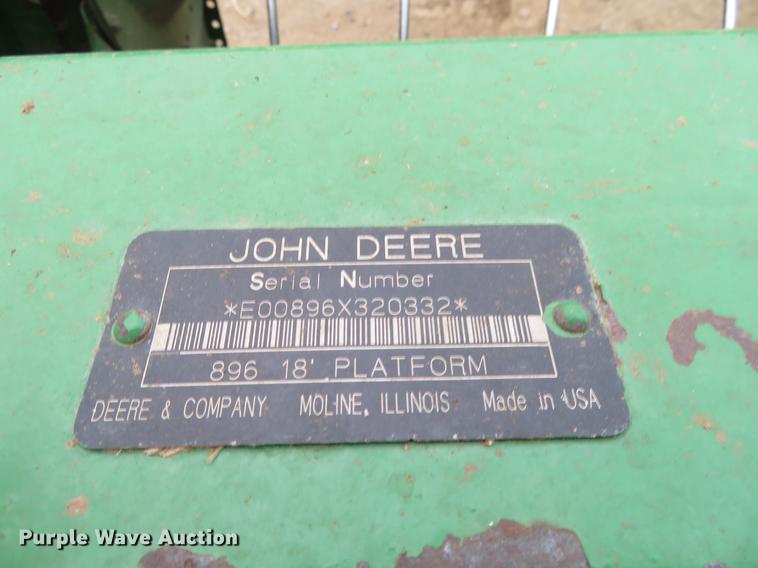 image for item DE8778 2006 John Deere 4895 windrower