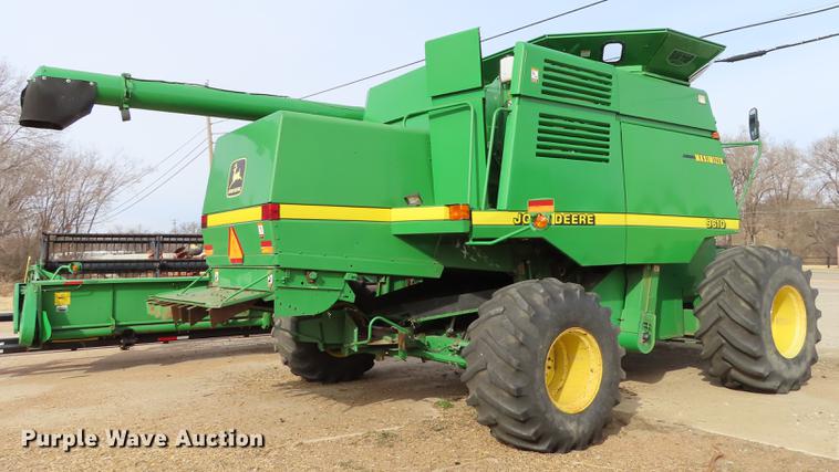 image for item DF1312 1999 John Deere 9610 RWA combine