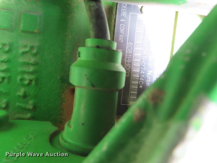 image for item DF1312 1999 John Deere 9610 RWA combine