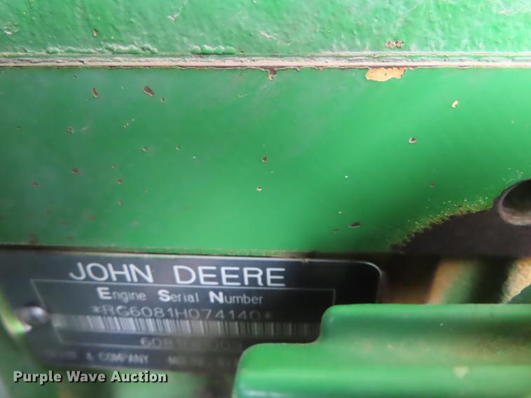 image for item DF1312 1999 John Deere 9610 RWA combine