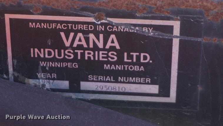 image for item DF1585 1987 Caldwell 2950 grain vacuum