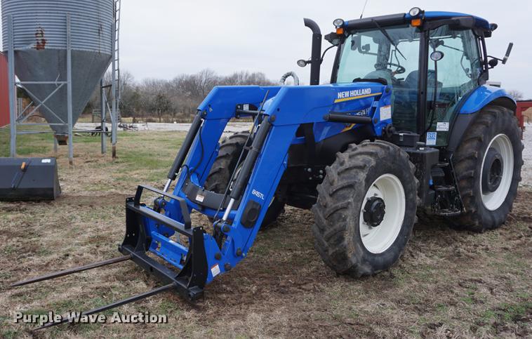 image for item DF1684 2015 New Holland T6.155 MFWD tractor