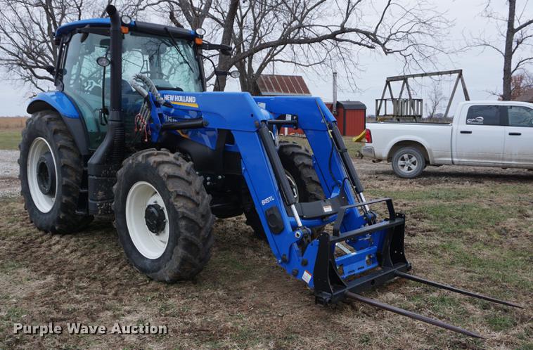 image for item DF1684 2015 New Holland T6.155 MFWD tractor