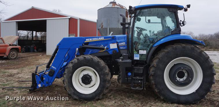 image for item DF1684 2015 New Holland T6.155 MFWD tractor