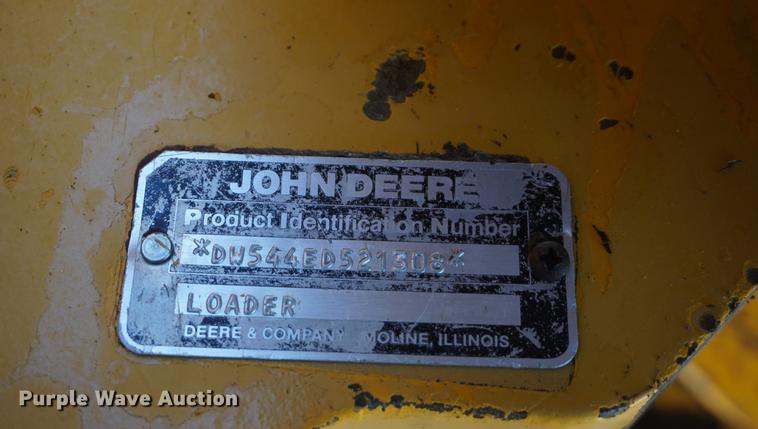 image for item DF1724 1989 John Deere 544E wheel loader