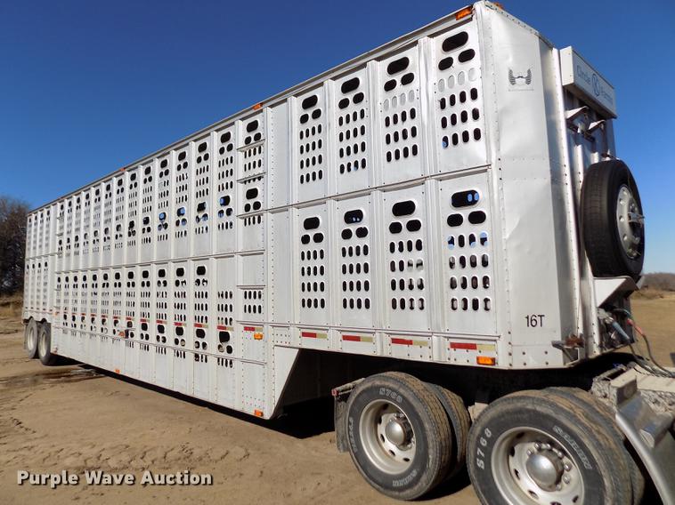 image for item DF2837 1994 Barrett Eagle Cattle Pot livestock trailer