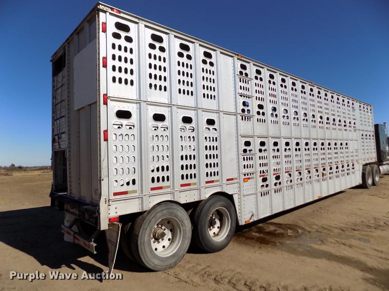 image for item DF2837 1994 Barrett Eagle Cattle Pot livestock trailer