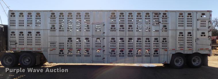 image for item DF2837 1994 Barrett Eagle Cattle Pot livestock trailer