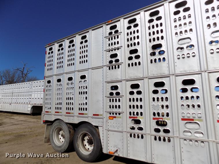 image for item DF2837 1994 Barrett Eagle Cattle Pot livestock trailer