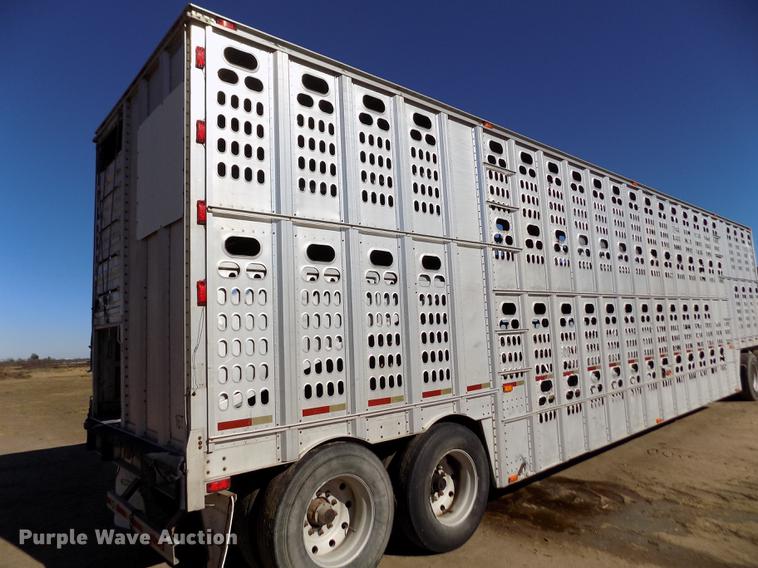 image for item DF2837 1994 Barrett Eagle Cattle Pot livestock trailer