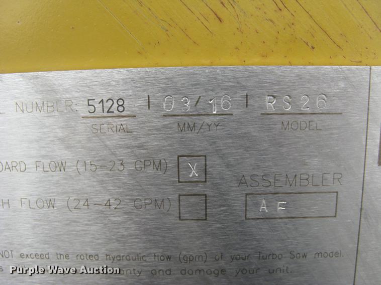 image for item DQ9669 2016 Turbo Saw RS2600HD swing saw/stump grinder