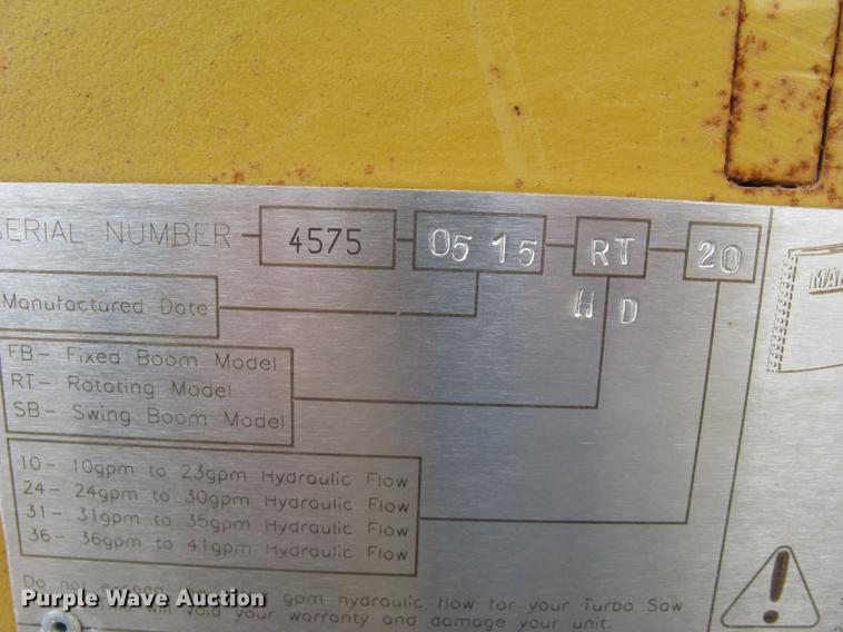 image for item DQ9670 2015 Turbo Saw 3400RT tree saw