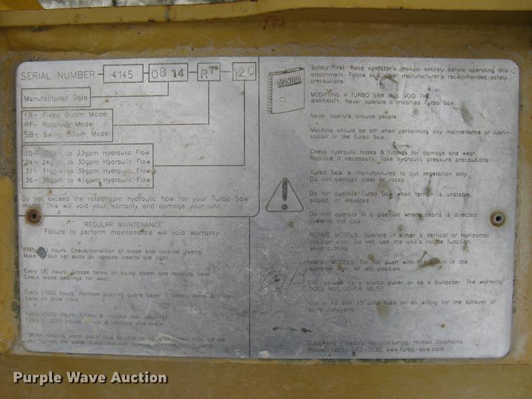 image for item DQ9671 2014 Turbo Saw RT3000 tree saw