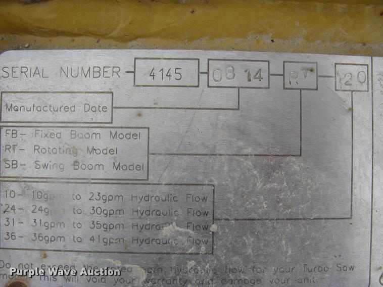 image for item DQ9671 2014 Turbo Saw RT3000 tree saw