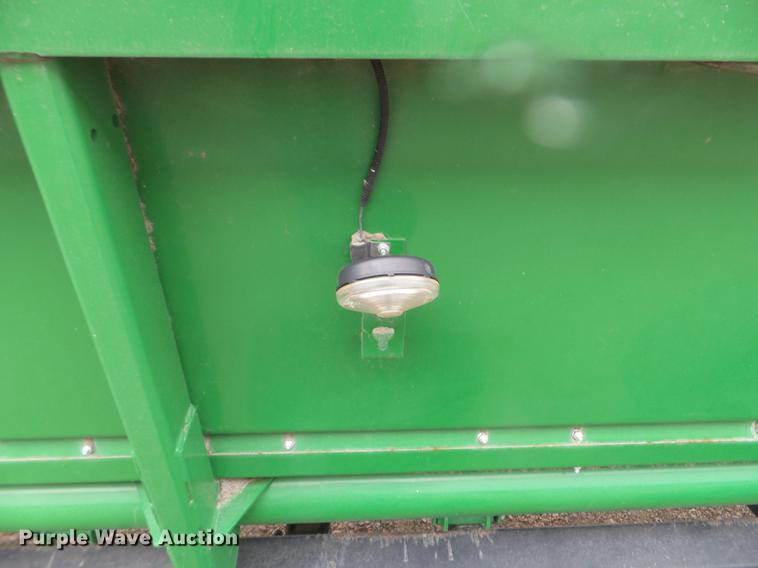 image for item DX9728 2011 John Deere 635F flex head and trailer