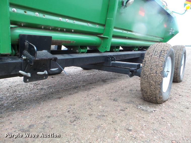 image for item DX9728 2011 John Deere 635F flex head and trailer