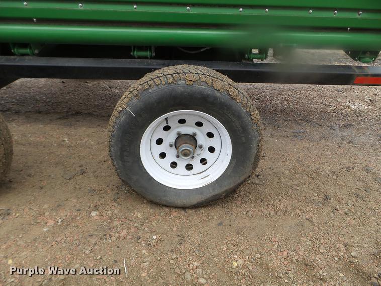image for item DX9728 2011 John Deere 635F flex head and trailer