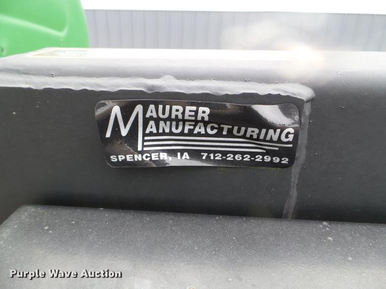 image for item DX9728 2011 John Deere 635F flex head and trailer