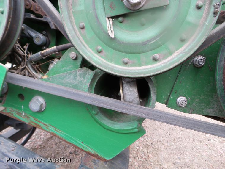 image for item DX9728 2011 John Deere 635F flex head and trailer