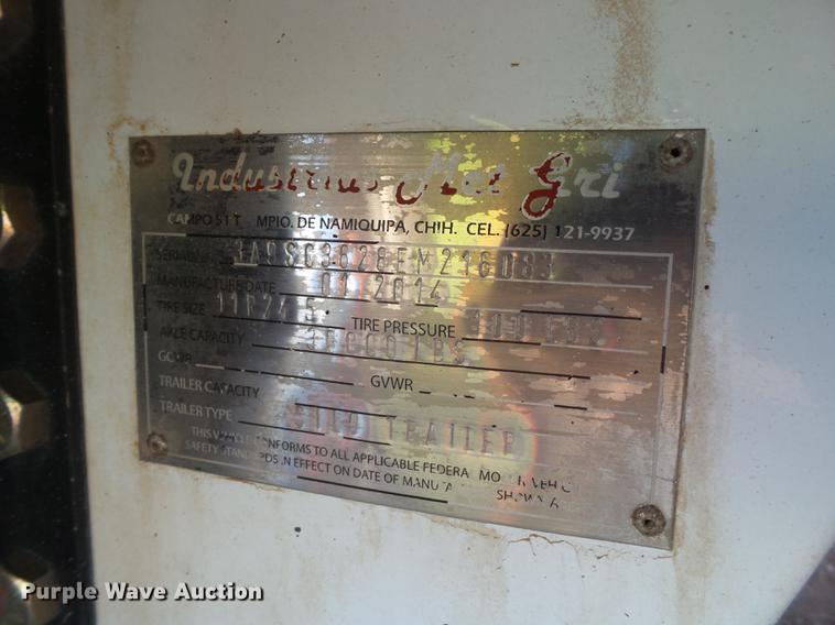 image for item EI9707 2014 Mas silage trailer