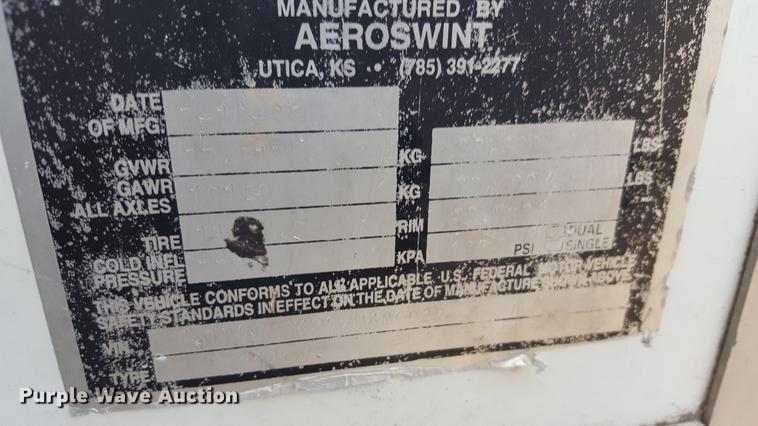 image for item EN9660 2007 Aeroswint silage trailer